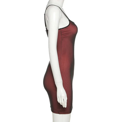 Vestido Bandage de Doble Capa con Abertura
