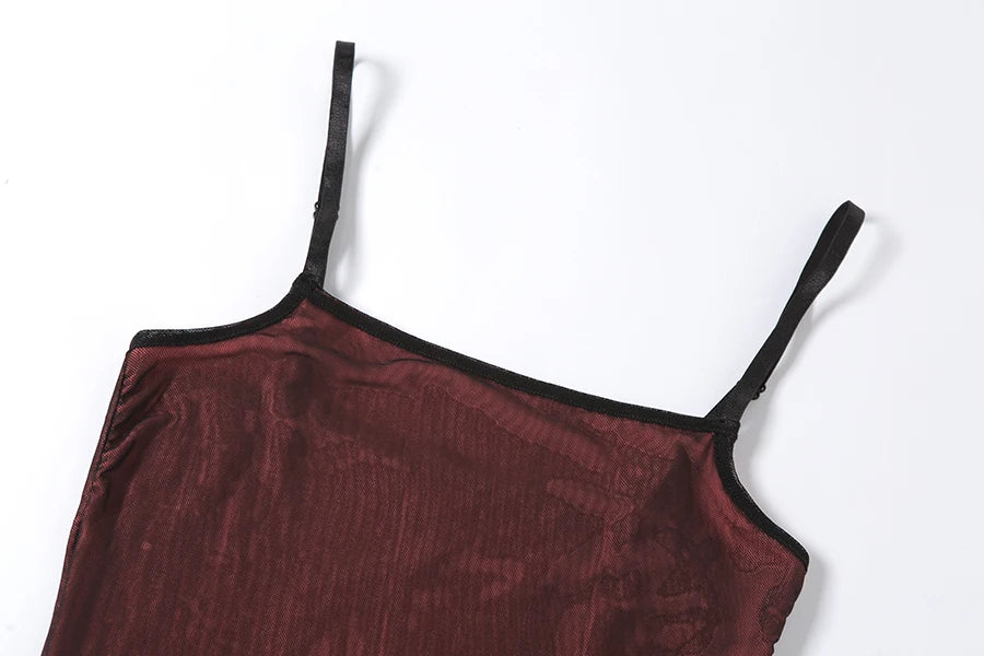 Vestido Bandage de Doble Capa con Abertura
