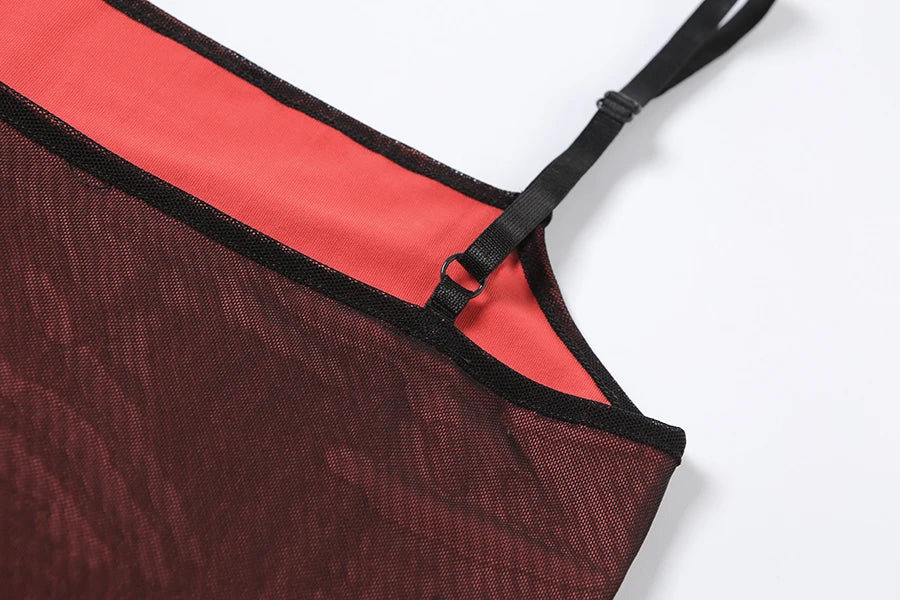 Vestido Bandage de Doble Capa con Abertura