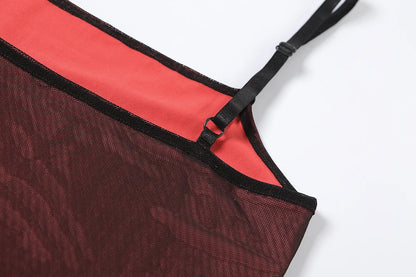 Vestido Bandage de Doble Capa con Abertura