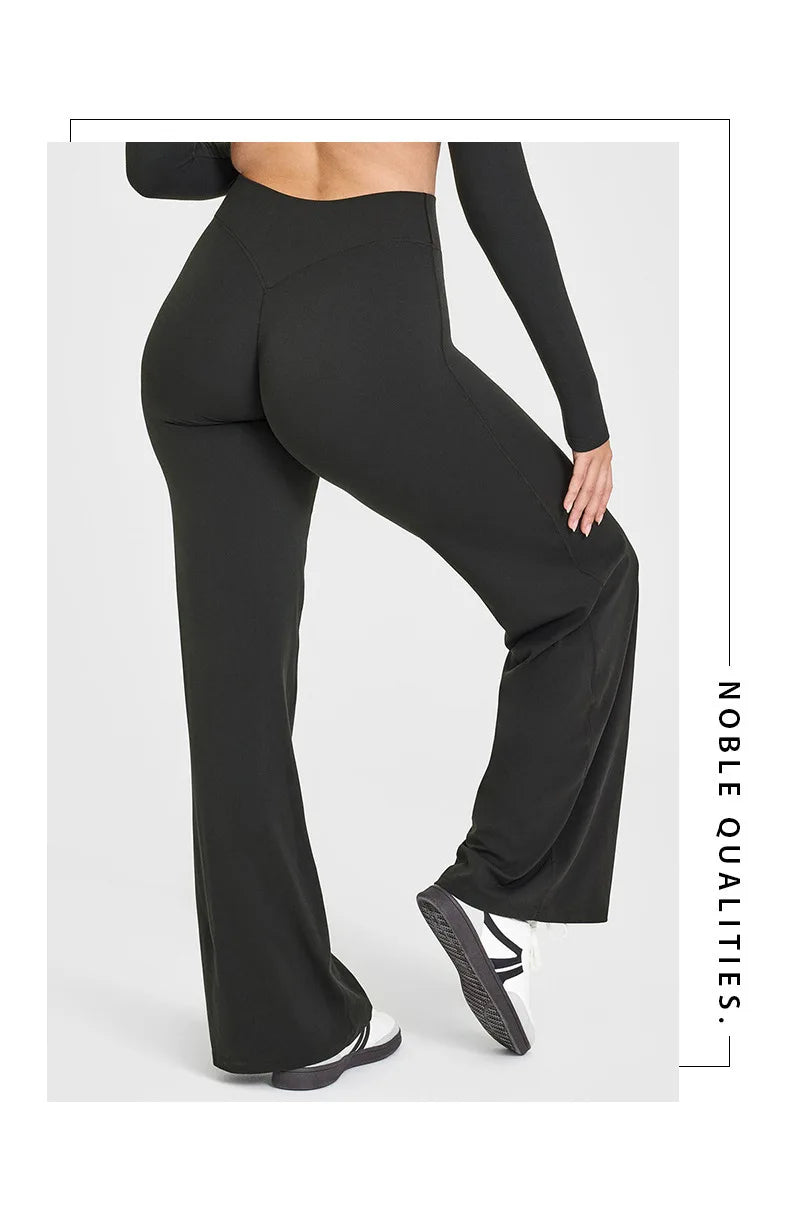 Pantalones de Yoga de Pierna Recta Suavidad extrema · Libertad de movimiento
