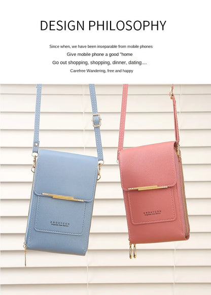 Bolso Bandolera Táctil para Móvil y Tarjetas