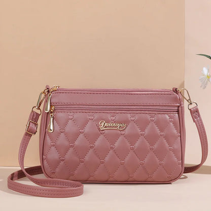 Bolso Bandolera de Piel PU con Bordado