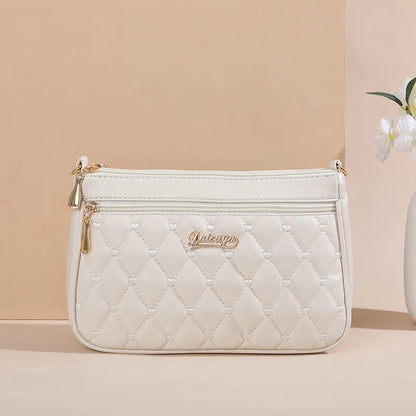 Bolso Bandolera de Piel PU con Bordado