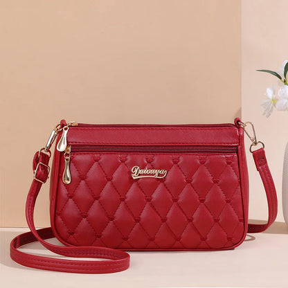 Bolso Bandolera de Piel PU con Bordado