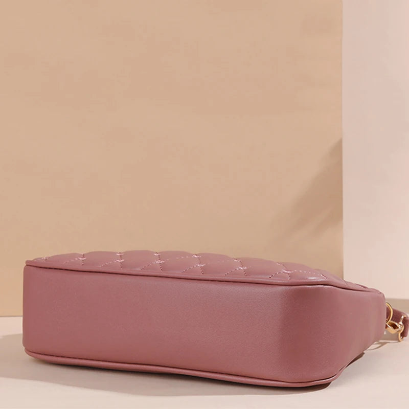 Bolso Bandolera de Piel PU con Bordado