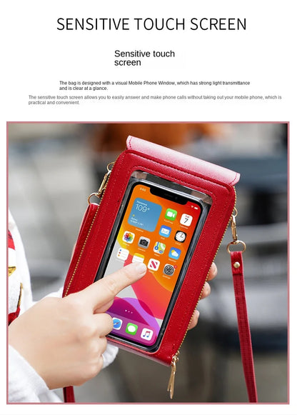 Bolso Bandolera Táctil para Móvil y Tarjetas