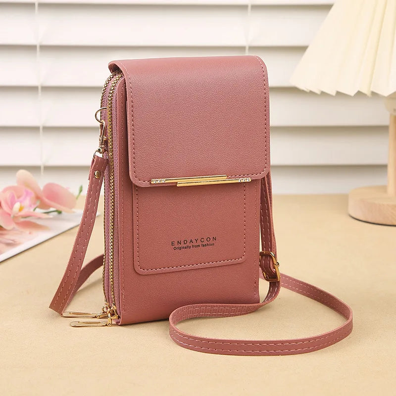Bolso Bandolera Táctil para Móvil y Tarjetas