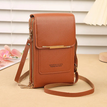 Bolso Bandolera Táctil para Móvil y Tarjetas