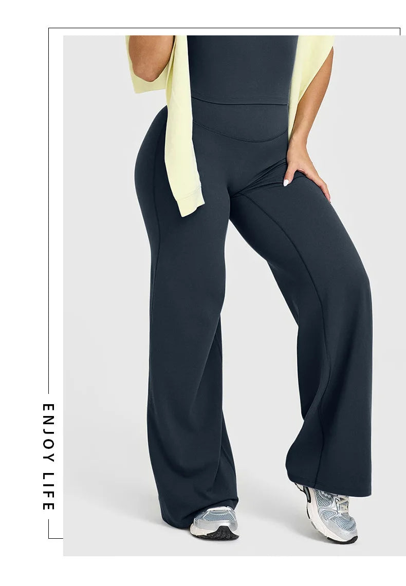 Pantalones de Yoga de Pierna Recta Suavidad extrema · Libertad de movimiento