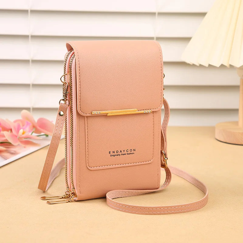 Bolso Bandolera Táctil para Móvil y Tarjetas