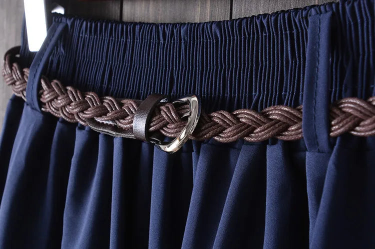 Falda Midi Plisada para Muje