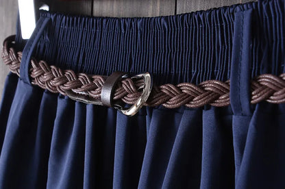 Falda Midi Plisada para Muje