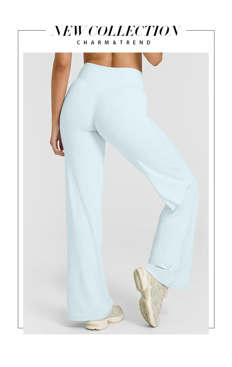 Pantalones de Yoga de Pierna Recta Suavidad extrema · Libertad de movimiento