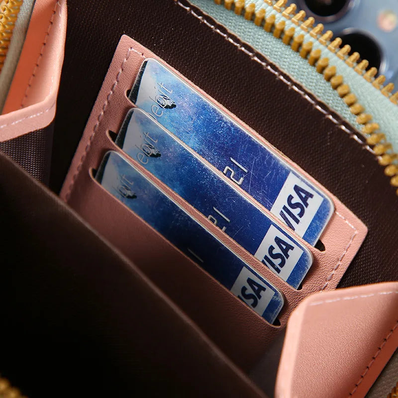 Bolso Bandolera Táctil para Móvil y Tarjetas