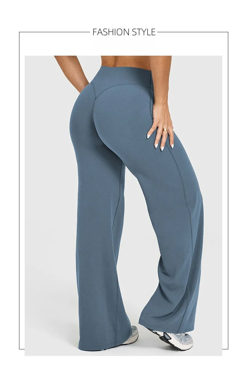 Pantalones de Yoga de Pierna Recta Suavidad extrema · Libertad de movimiento