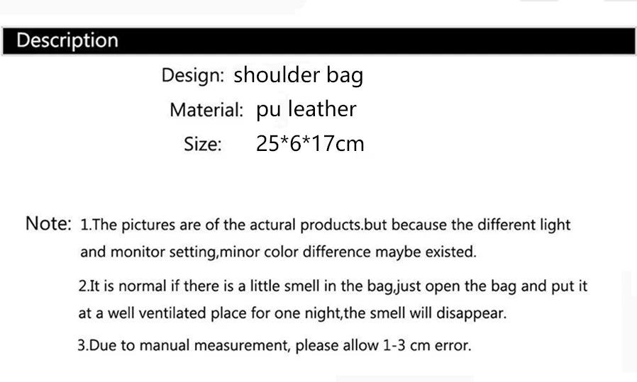 Bolso Bandolera de Piel PU con Bordado