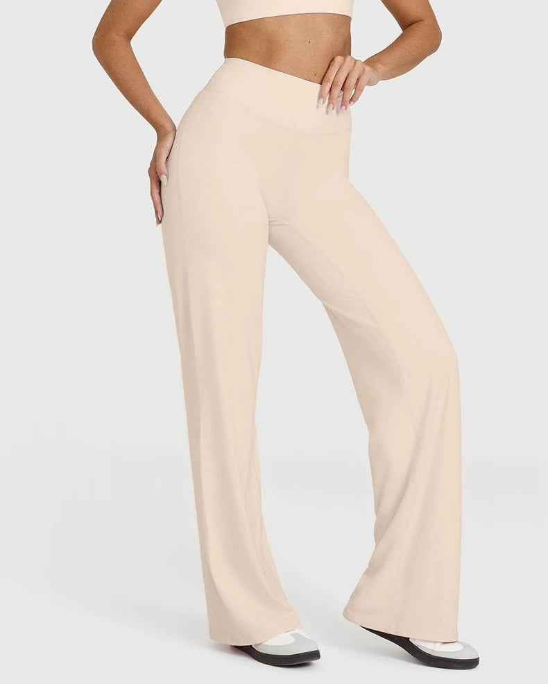 Pantalones de Yoga de Pierna Recta Suavidad extrema · Libertad de movimiento